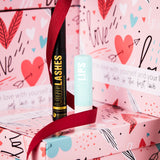 Detailansicht Dr. Massing Geschenkbox Love Edition pflanzliches Wimpernserum Sensitive mit Hyaluron Lippenpflege